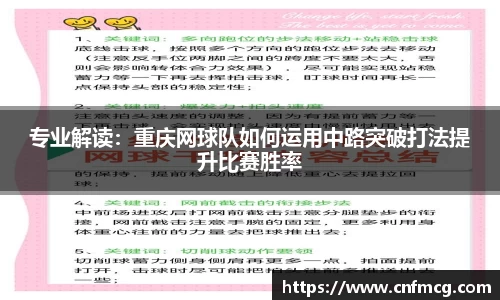 专业解读：重庆网球队如何运用中路突破打法提升比赛胜率
